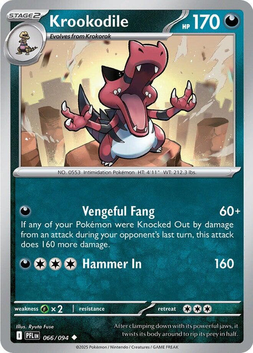 Krookodile (066/094) [Mega Evolution: Phantasmal Flames]