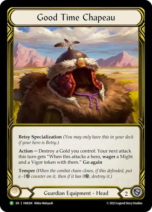 Good Time Chapeau (Golden) [FAB304] (Promo)  Cold Foil