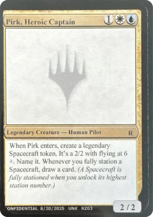 Pirk, Heroic Captain [Unknown Event]