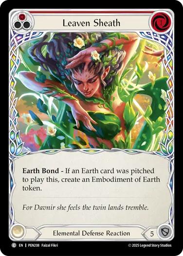 Leaven Sheath [PEN208] (Compendium of Rathe)  Rainbow Foil