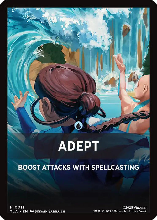 Adept Theme Card [Avatar: The Last Airbender Tokens]