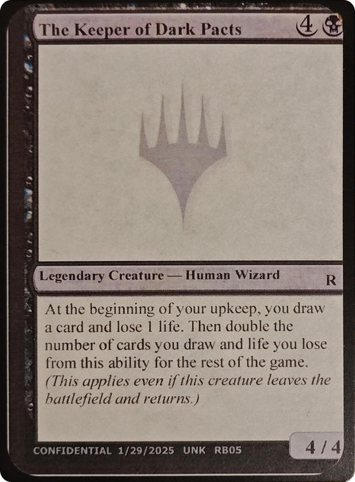 The Keeper of Dark Pacts [Unknown Event]