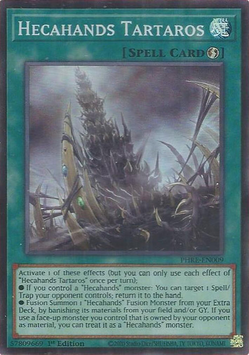 Hecahands Tartaros (Super Rare) [PHRE-EN009] Super Rare
