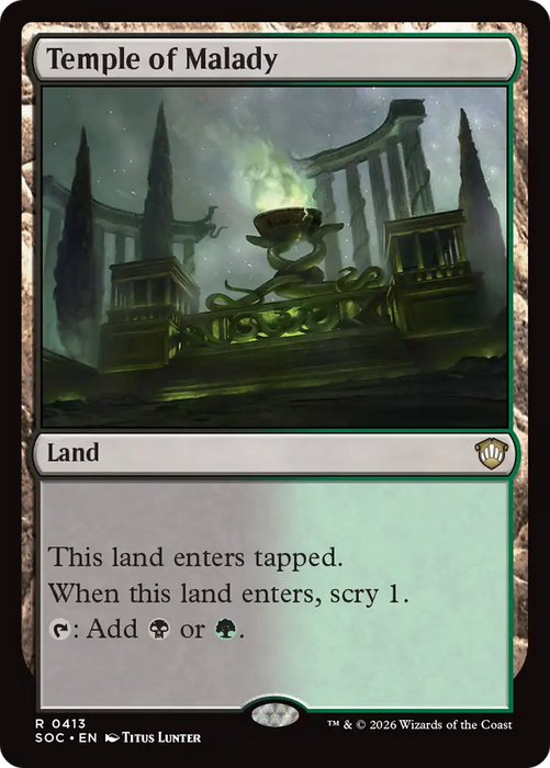 Temple of Malady [Secrets of Strixhaven Commander]
