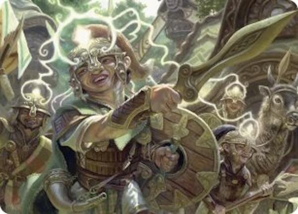 Thoughtweft Lieutenant Art Card [Lorwyn Eclipsed Art Series]