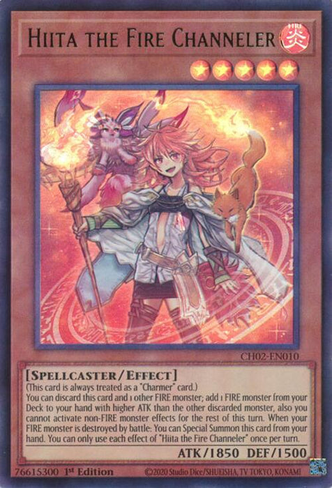 Hiita the Fire Channeler [CH02-EN010] Ultra Rare