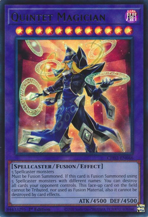 Quintet Magician [CH02-EN046] Ultra Rare