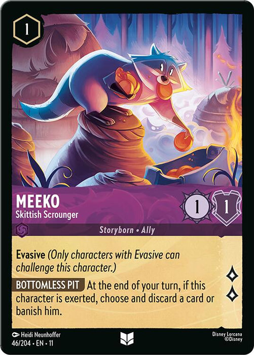 Meeko - Skittish Scrounger (46/204) [Winterspell]
