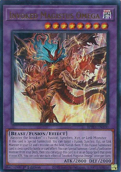 Invoked Magistus Omega [BPRO-EN100] Ultra Rare