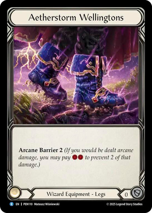 Aetherstorm Wellingtons [PEN110] (Compendium of Rathe)  Cold Foil