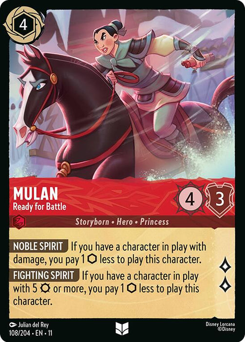 Mulan - Ready for Battle (108/204) [Winterspell]