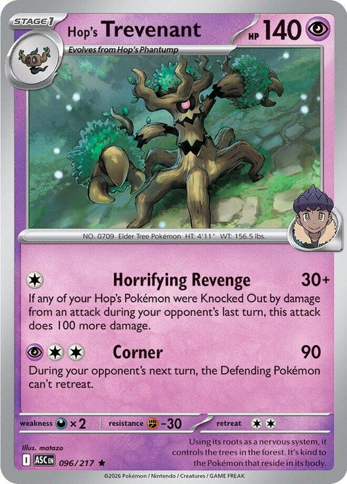 Hop's Trevenant (096/217) [Mega Evolution: Ascended Heroes]