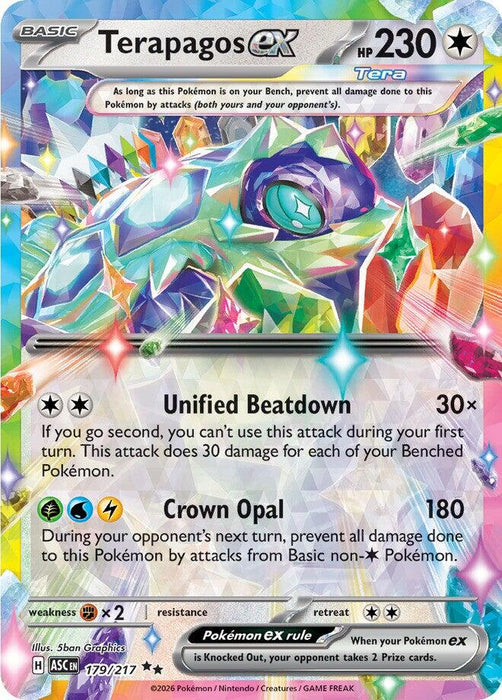 Terapagos ex (179/217) [Mega Evolution: Ascended Heroes]