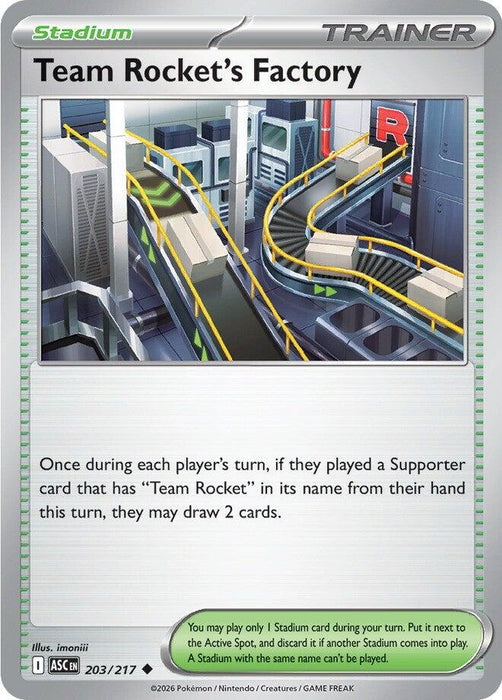 Team Rocket's Factory (203/217) [Mega Evolution: Ascended Heroes]