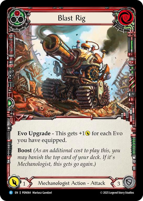 Blast Rig (Red) (Regular) [PEN064] (Compendium of Rathe)