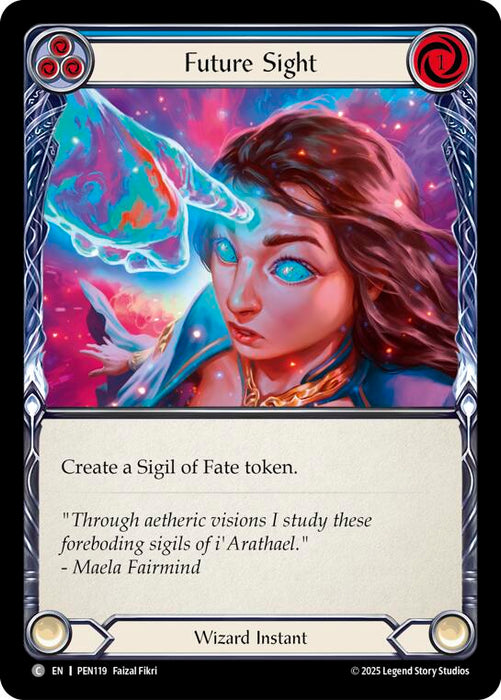 Future Sight (Blue) (Regular) [PEN119] (Compendium of Rathe)