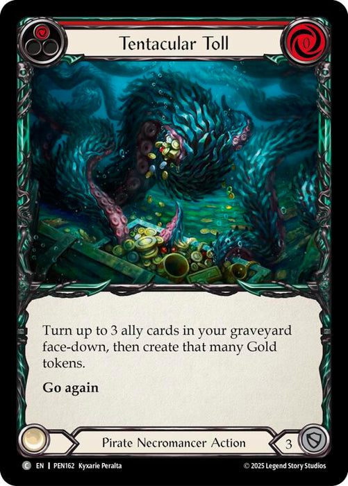 Tentacular Toll (Red) (Regular) [PEN162] (Compendium of Rathe)