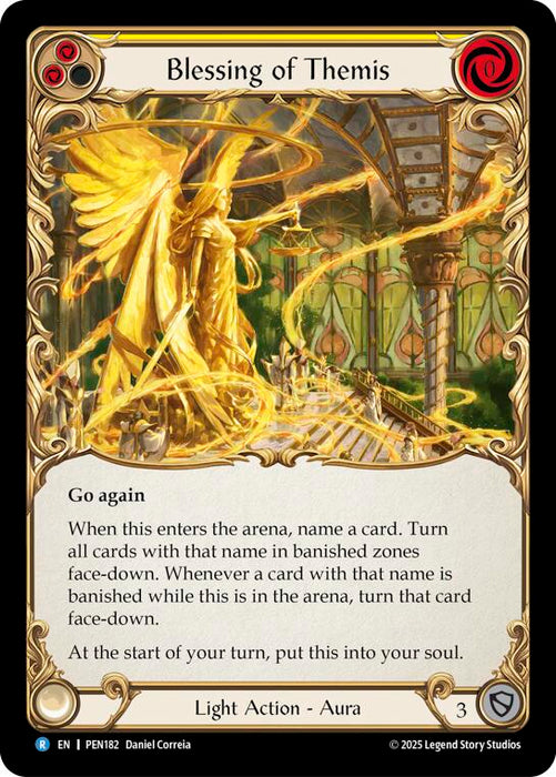 Blessing Of Themis (Yellow) (Regular) [PEN182] (Compendium of Rathe)