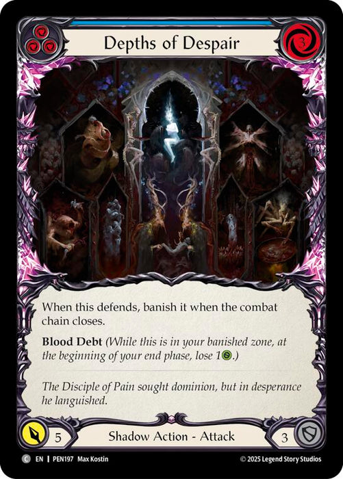 Depths Of Despair (Blue) (Regular) [PEN197] (Compendium of Rathe)