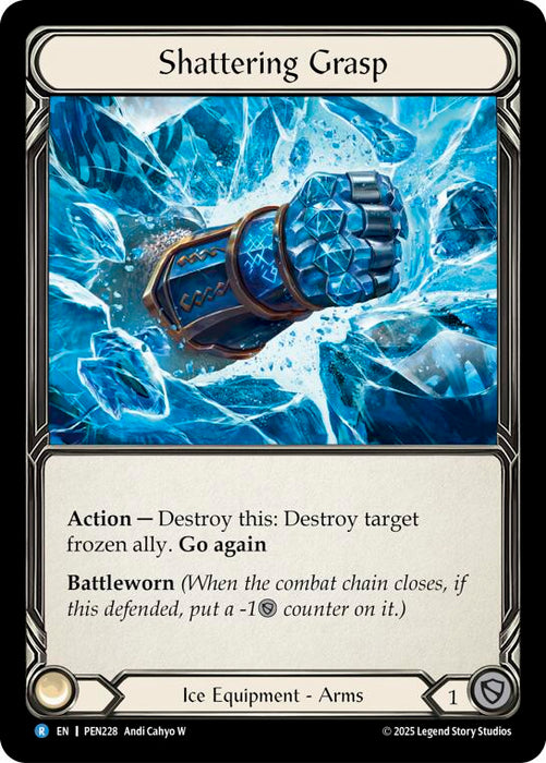Shattering Grasp [PEN228] (Compendium of Rathe)