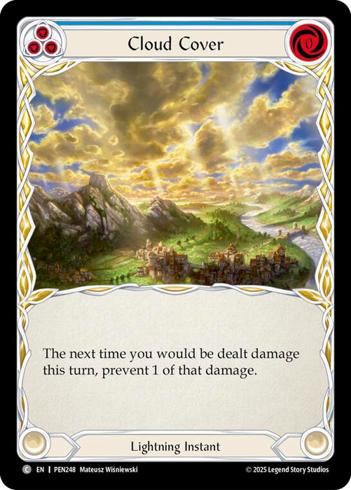 Cloud Cover (Blue) (Regular) [PEN248] (Compendium of Rathe)