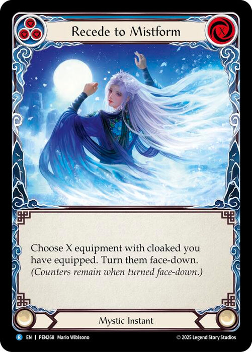 Recede To Mistform (Blue) (Regular) [PEN268] (Compendium of Rathe)