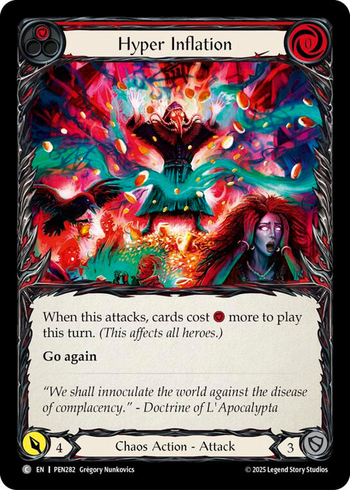 Hyper Inflation (Red) (Regular) [PEN282] (Compendium of Rathe)