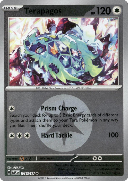 Terapagos (178/217) (Energy Symbol Pattern) [Mega Evolution: Ascended Heroes]