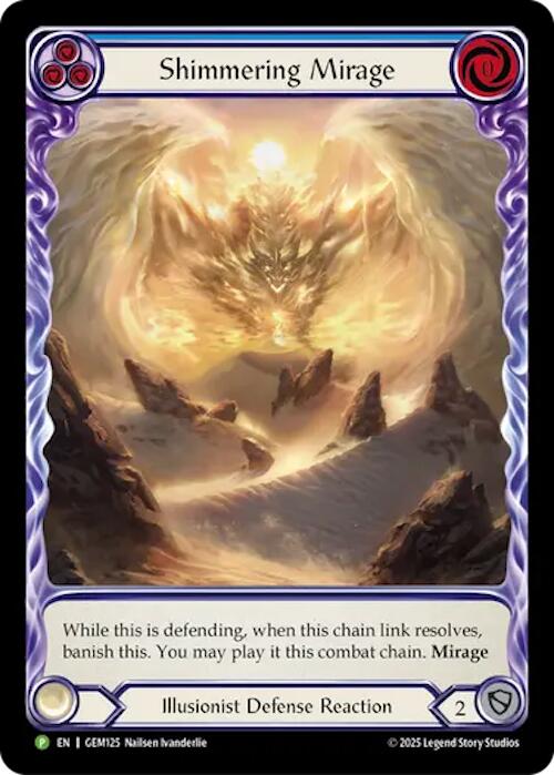Shimmering Mirage [GEM125] (GEM Pack 4)  Rainbow Foil