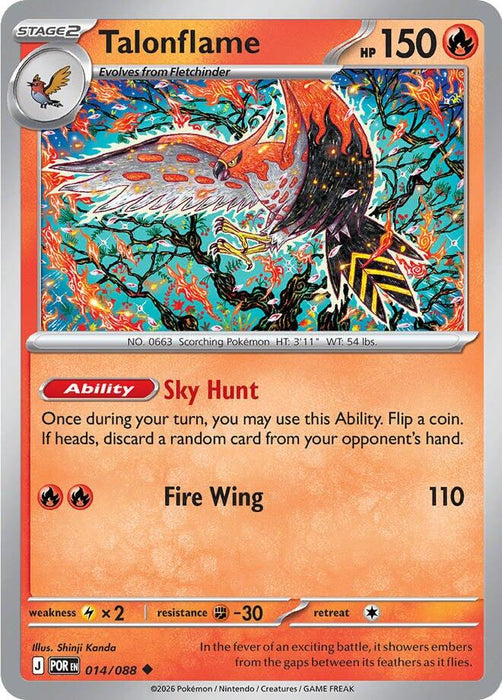 Talonflame (014/088) [Mega Evolution: Perfect Order]