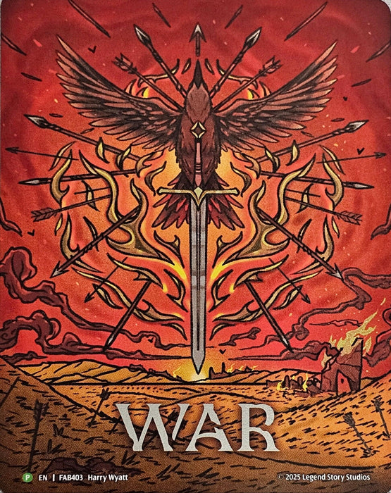 War [FAB403] (Promo)  Cold Foil