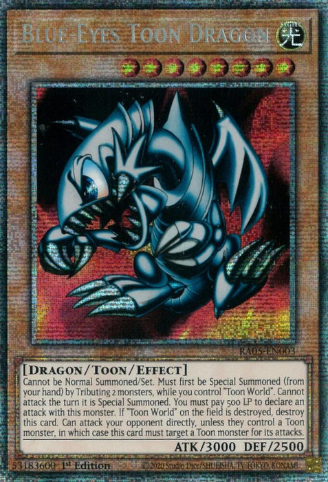 Blue-Eyes Toon Dragon [RA05-EN003] Super Rare