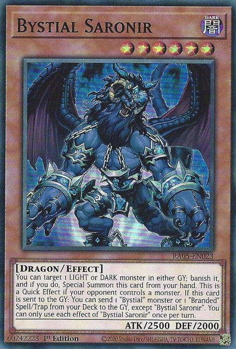 Bystial Saronir [RA05-EN023] Super Rare