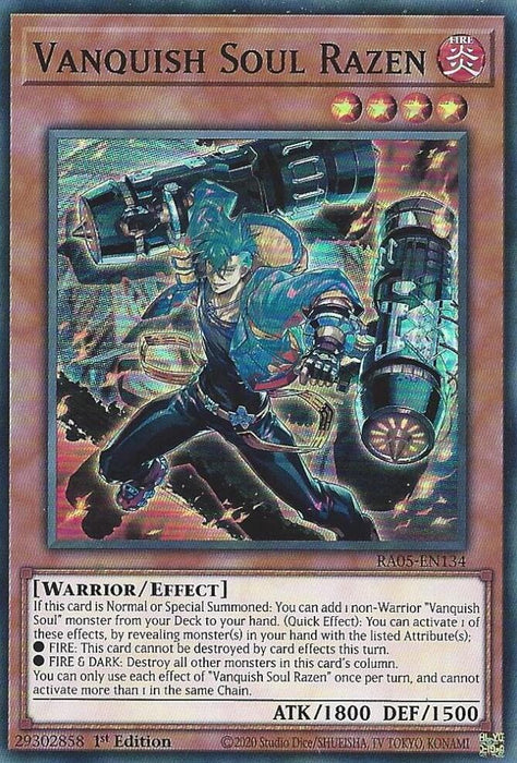 Vanquish Soul Razen [RA05-EN134] Super Rare