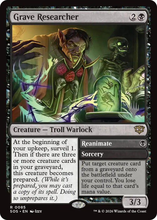 Grave Researcher [Secrets of Strixhaven Promos]