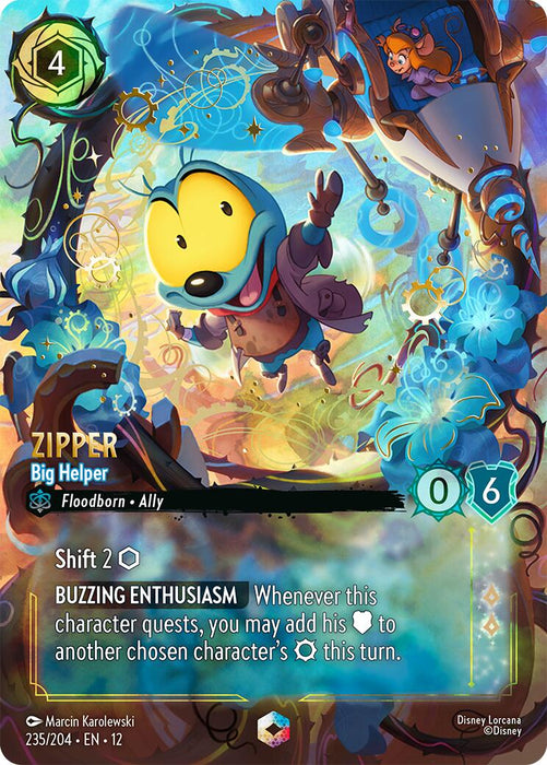 Zipper - Big Helper (Enchanted) (235/204) [Wilds Unknown]