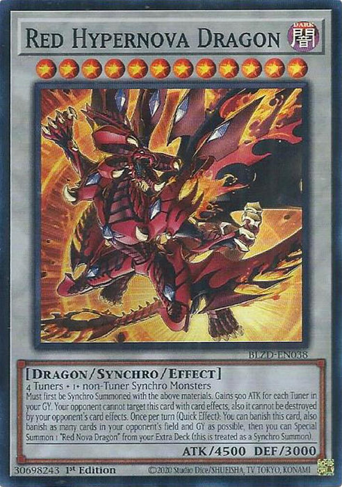 Red Hypernova Dragon [BLZD-EN038] Super Rare