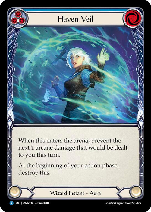 Haven Veil (Blue) [OMN139] (Omens of the Third Age)