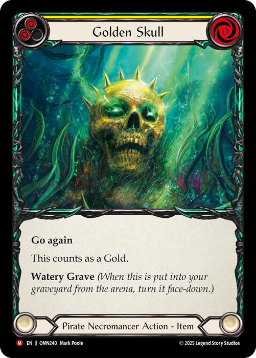 Golden Skull (Yellow) [OMN240] (Omens of the Third Age)
