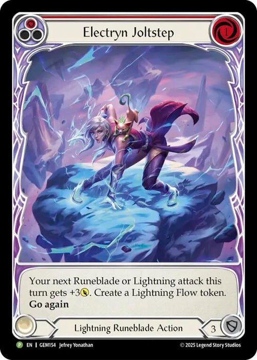 Electryn Joltstep (Red) [GEM154] (Gem Pack 5)  Rainbow Foil