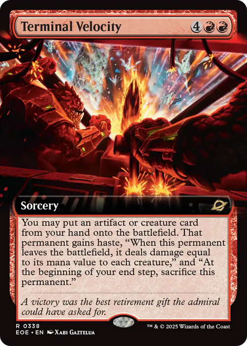 Terminal Velocity (Extended Art) [Edge of Eternities]