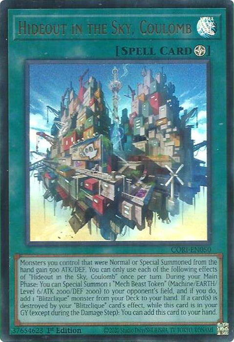 Hideout in the Sky, Coulomb [CORI-EN050] Ultra Rare