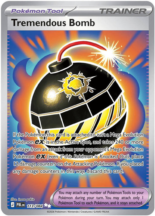 Tremendous Bomb (113/084) [Mega Evolution: Pitch Black]
