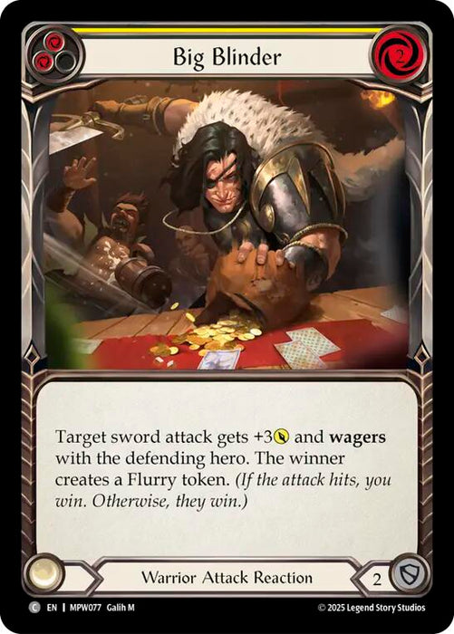Big Blinder (Yellow) [MPW077] (Mastery Pack Warrior)  Rainbow Foil