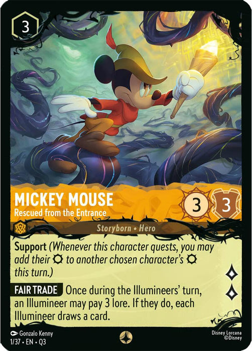 Mickey Mouse - Rescued from the Entrance (1/37) [Illumineer's Quest: The Great Hunny Rescue]