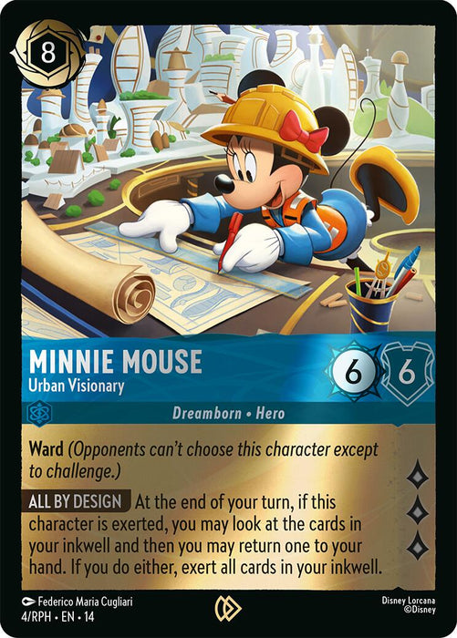 Minnie Mouse - Urban Visionary (4) [Promo Cards]