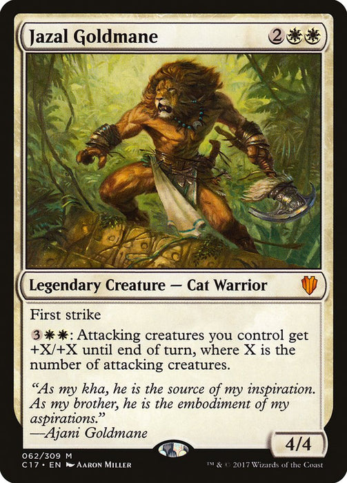 Jazal Goldmane [Commander 2017]
