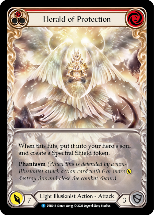 Herald of Protection (Red) [DTD014] (Dusk Till Dawn)