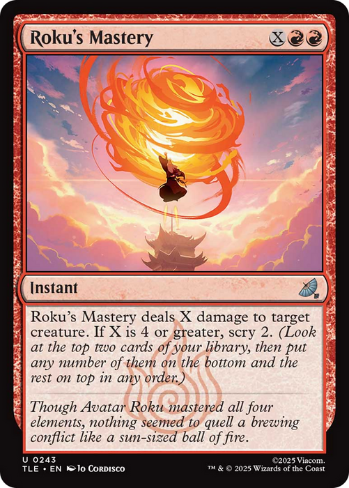 Roku's Mastery [Avatar: The Last Airbender: Eternal-Legal]