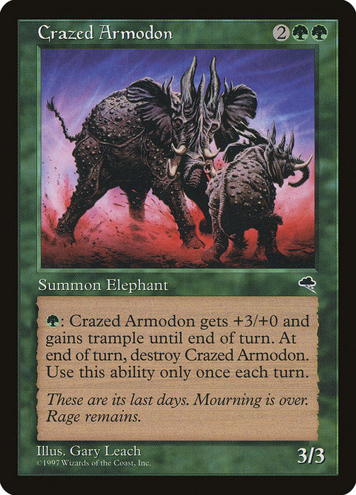 Crazed Armodon [Tempest]